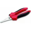 Šķēres Cimco 120122 Universal taisns Cut melnas un sarkanas