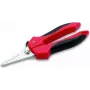 Šķēres Cimco 120122 Universal taisns Cut melnas un sarkanas