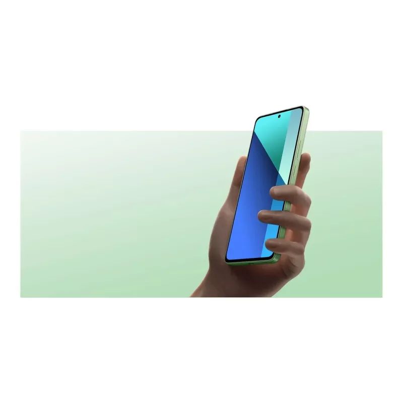 Xiaomi Redmi Note 13 6GB+128GB Piparmētru zaļš 16,94cm (6,67) AMOLED Displejs, MIUI 14, pamatā Android 13, 108MP trīskāršā kamera