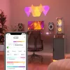 Triangle LED panel lights Nanoleaf NL47-0002TW-9PK — set of 9 RGB wall-mounted panels, AC powered, balta