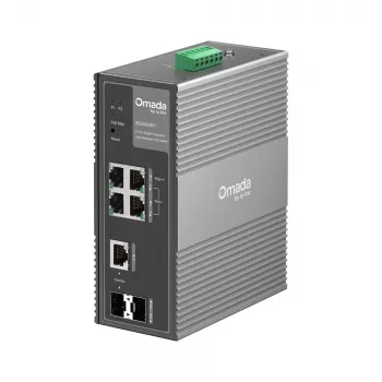 TP-Link IES206GPP tīkla komutators pārvaldāms Gigabit Ethernet (10/100/1000) Power over Ethernet (PoE) melns