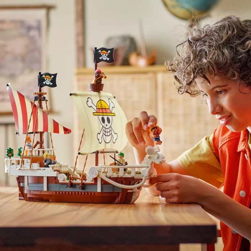 LEGO komplekts The Going Merry pirātu kuģis 75639 — One Piece ķieģeļu modelis