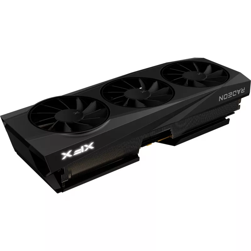 XFX Radeon RX 9070 XT grafiskā karte — 16 GB GDDR6, 256-bit, PCIe 5.0, 3x DisplayPort 2.1, HDMI 2.1, 3 ventilatori