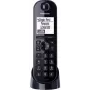 Panasonic KX-TGQ200 - Bezvadu digitālais telefons - DECT\GAP - Melns (KX-TGQ200GB)
