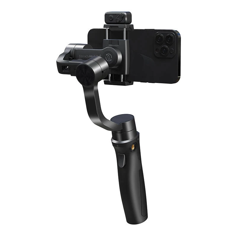 Trīs asu viedtālruņa stabilizators Hohem iSteady Mobile+ Kit iSM5K — 3 asu stabilizācija, saderība ar viedtālruņiem