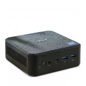 Mini PC Acer Revo RB102 — 7-265V CPU, 16GB RAM, 1TB SSD, melns, Windows 11 Pro
