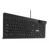 Vadu pilna izmēra tastatūra ASUS KU100 melna, igauņu izkārtojums, USB Type-A, 2 m kabelis