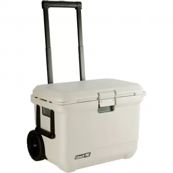 Coleman Pro 55QT dzesētājs ar riteņiem, balts, 52 L, 120 h