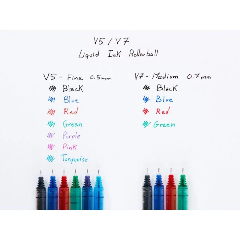 Stick pen Pilot Hi-Tecpoint V7 Melns