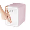 Mini ledusskapis ar LED kosmētikas spoguli Elle ESDAFX04PUEU 4 L, violets