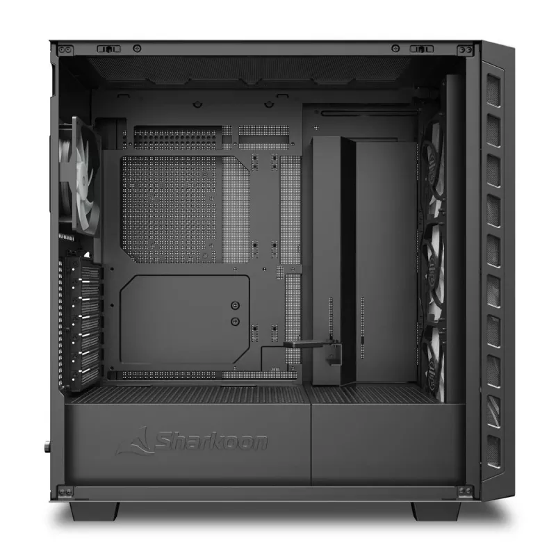 Sharkoon REBEL C80G RGB Midi Tower Melns