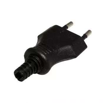 Elektrības kontaktdakša Bachmann 900.002 Melna 2P
