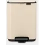 Pedal bin BRABANTIA Bo 4L — 4 Litre stainless-steel pedal waste bin, soft beige