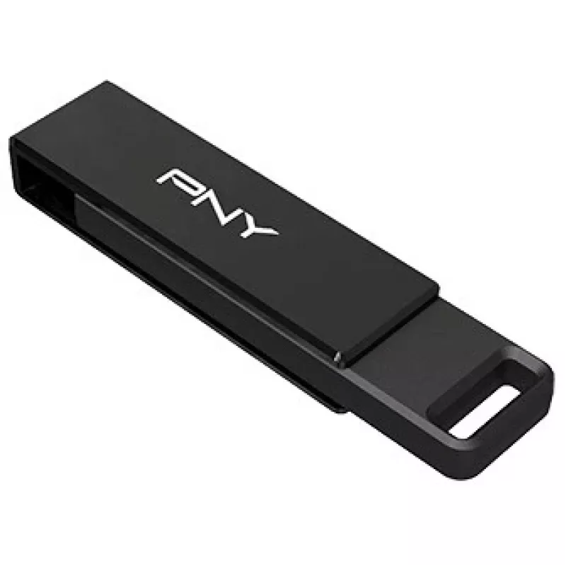 PNY Elite-X USB zibatmiņa 64 GB USB Type-C 3.2 Gen 1 (3.1 Gen 1) Melna (P-FDI64GELTXC-GE)