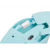 Bezvadu pele abām rokām NATEC STORK — Bluetooth + USB Type-A, 1600 DPI, 3 pogas, gaiši zila
