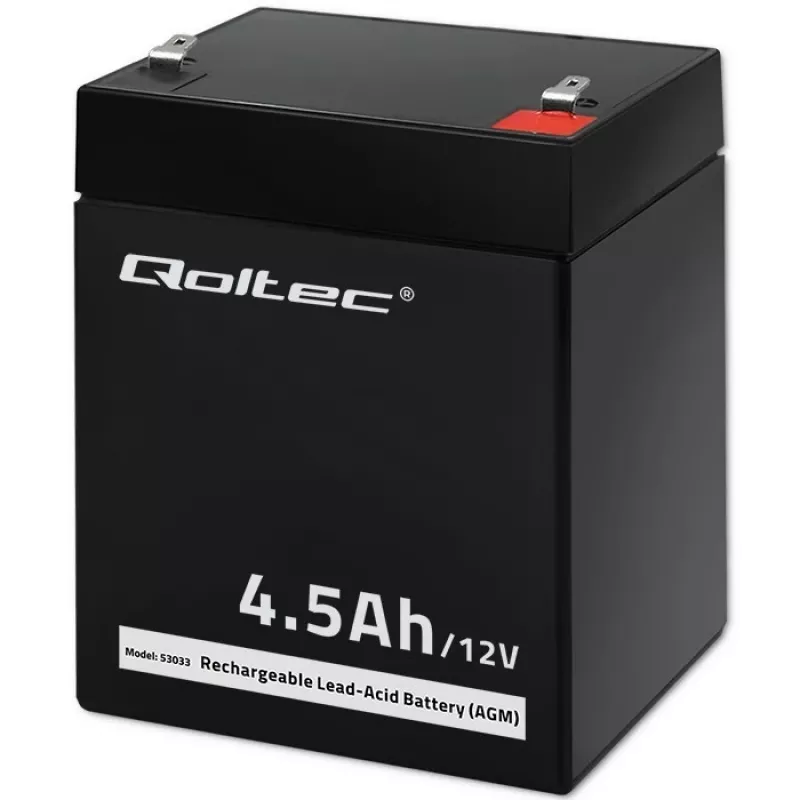 AGM akumulators Qoltec 53033 4,5 Ah 15 V 65,5 A motociklam
