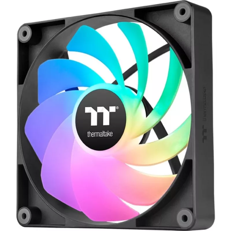 Thermaltake CT120 Reverse ARGB 120mm korpusa ventilatori, 2 gab. komplektā, melni