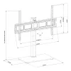 TV statīvs MACLEAN MC-386 32–75 collu televizoriem, līdz 40 kg, VESA 600x400 mm, pagriežams, brīvstāvošs