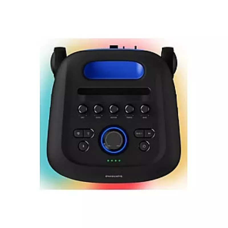 Pārnēsājams ballīšu skaļrunis Philips TAX5000E/10 2 joslu, 100 W RMS, Bluetooth, 20–20000 Hz, 4 Ω, melns