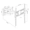 TV kronšteins 21-75 inch 50kg, MC-788