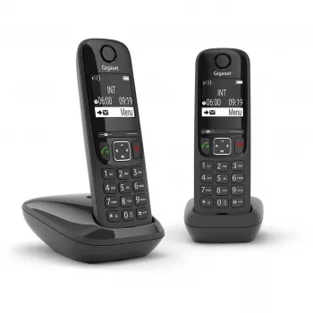 Gigaset AS690 Duo melns iekšt.