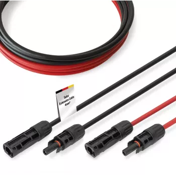 Kabelis Digitus DK-SCEC64-0030 4 mm² MC4 savienotājs 3 m Melns Sarkans
