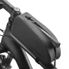 Rockbros AS-019-1 Velosipēda rāmja soma, ūdensnecaurlaidīga, 1,6 l, melna