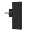 Strāvas sadalītājs MACLEAN MCE248 F/B — 3 maiņstrāvas rozetes (1x16A, 2x6A) un 4 USB porti (2xUSB‑A, 2xUSB‑C PD 20W), ES spraudnis, melns