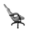 Spēļu krēsls SUBSONIC SA5685-2 — pelēks, ergonomisks dizains, regulējams augstums