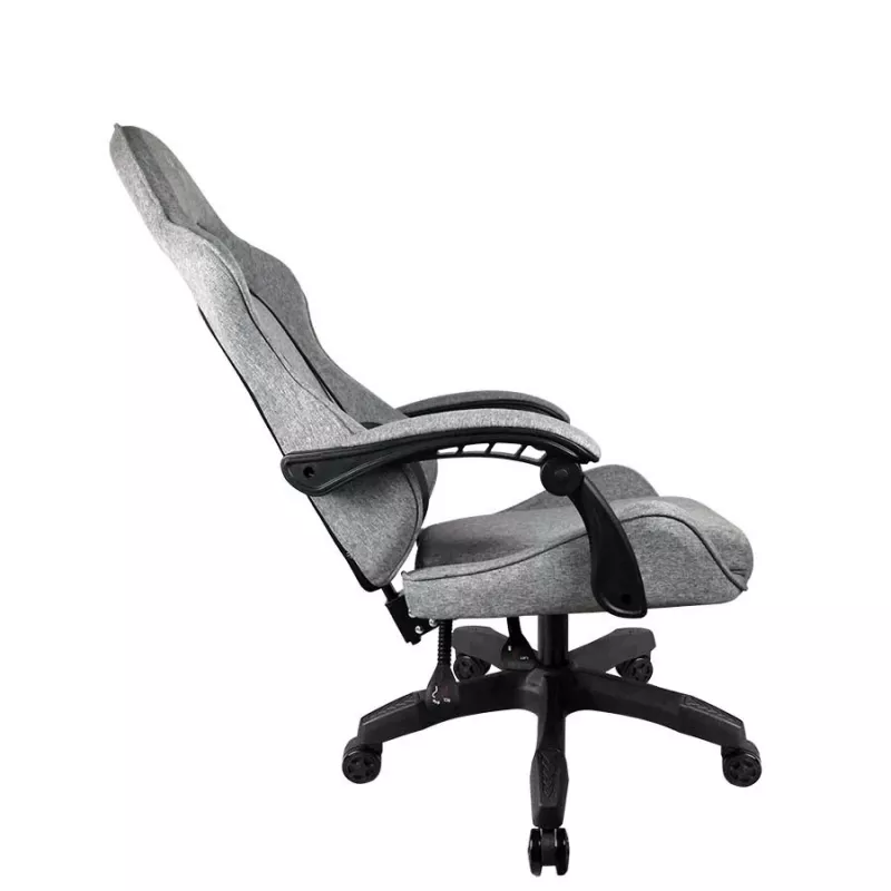 Spēļu krēsls SUBSONIC SA5685-2 — pelēks, ergonomisks dizains, regulējams augstums