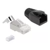 DeLOCK 66903 vadu savienotājs RJ-45, melns, metālisks, vīrišķais, 25 gab.