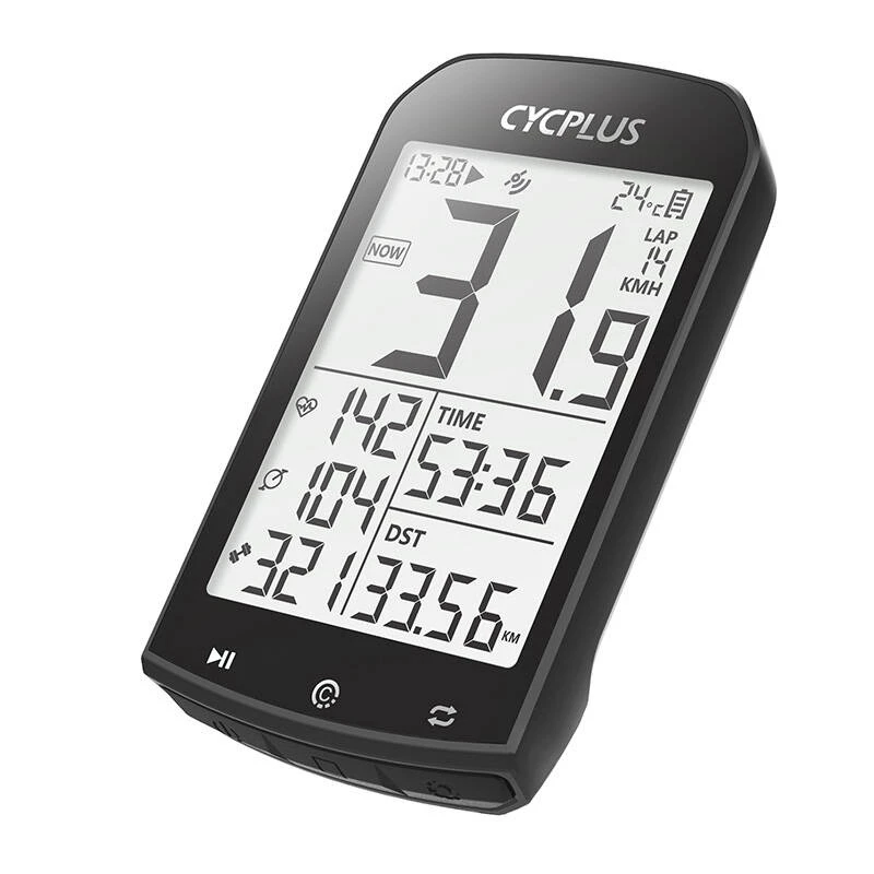 GPS velodators Cycplus M1, 2,0 collu ekrāns, Bluetooth