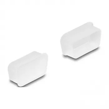 DeLOCK 67121 pieslēgvietu aizsargvāciņš 2 gab. VGA Caurspīdīgs PVC