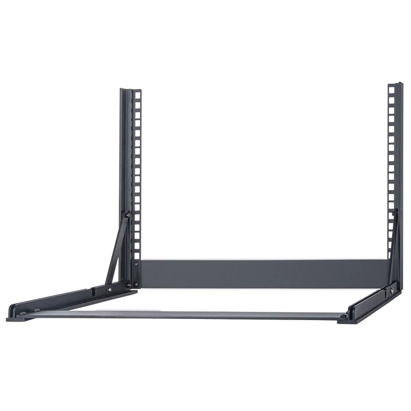 Rackmount atvērtais rāmis 6U 19 collu SILVERSTONE SST-RK06U-OF galda plaukts sudraba