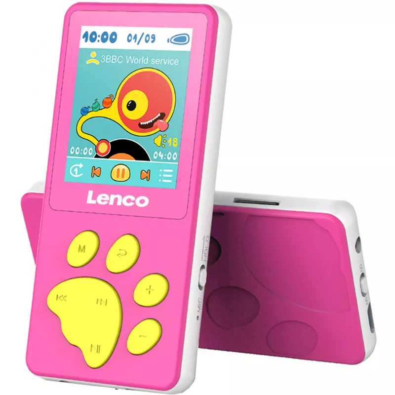Lenco XEMIO-560PK MP3-/MP4-atskaņotājs 8 GB Rozā (XEMIO-560PK)