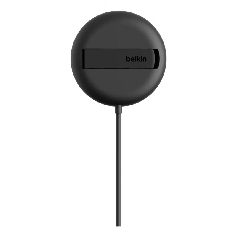 Salokāms magnētiskais Qi2 bezvadu lādētājs Belkin WIA011KQBK 15 W (20 W barošanas avots), melns