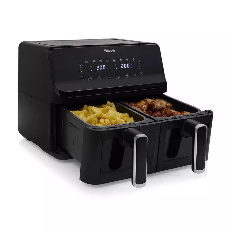 Karstā gaisa fritieris Tristar FR-9040 8 L 2700 W dubultais melns