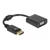 Adapteris DisplayPort 1.2 vīr. -> VGA siev. DeLOCK 61006