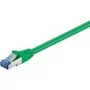 Wentronic Goobay CAT 6a komutācijas kabelis, S/FTP (PiMP), zaļš, 7,5 m - LSZH bez halogēna, varš (93849)
