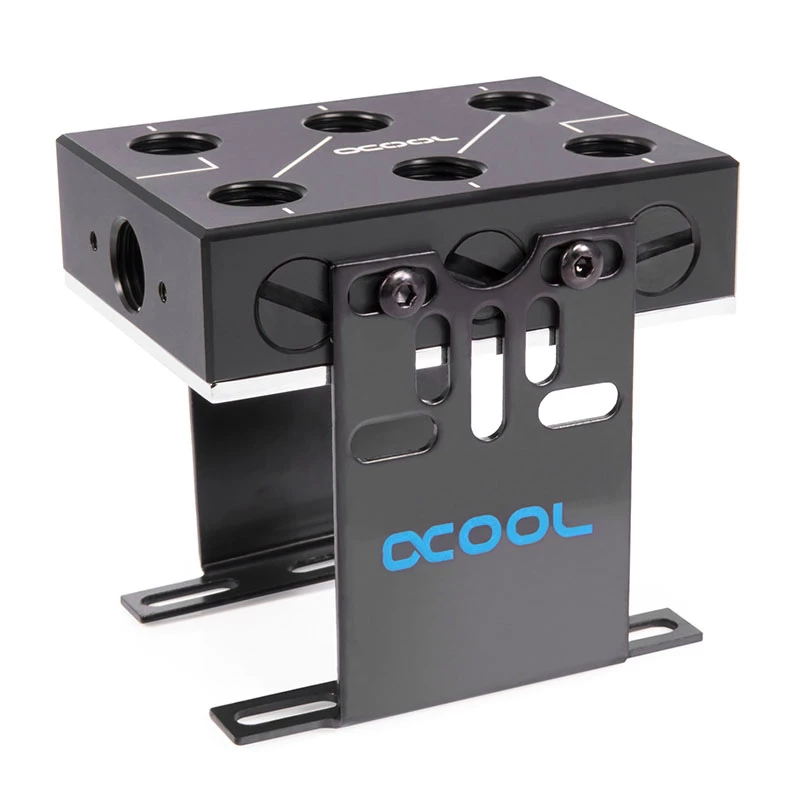 Šļūtenes savienotājs Alphacool 12994 Acetal Melns 78mm