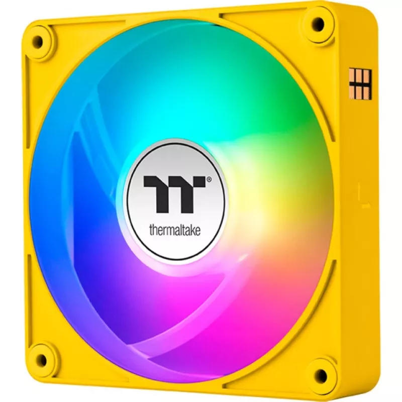 Thermaltake CT120 EX ARGB 120mm dzeltens 3 gab. korpusa ventilatori