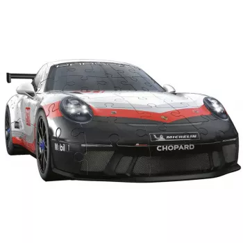 3D puzzle Ravensburger Iconics Porsche 911 GT3 Cup – modeļa replikas komplekts