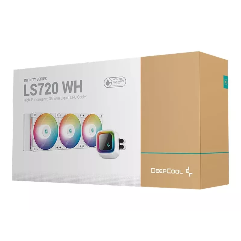Universāls šķidruma dzesētājs DeepCool LS720 WH 12 cm 500-2250 RPM 32.9 dB