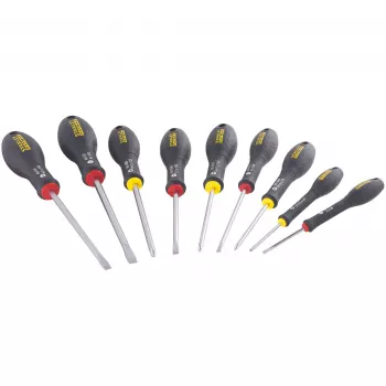 Manuālais skrūvgriežu komplekts STANLEY FATMAX FMHT65439-0 — taisnie skrūvgrieži, dažādi izmēri