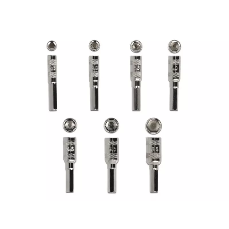 Skrūvgriežu komplekts DeLOCK 90551 8 gab. ārējās sešstūra dobo uzmavu 2,5–5,5 mm