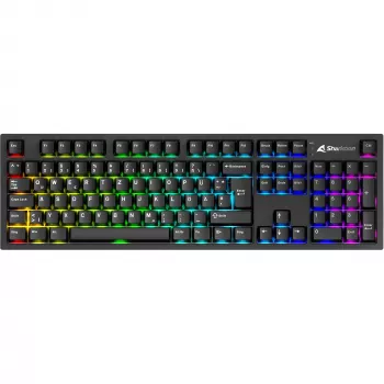 Mehāniskā tastatūra Sharkoon OfficePal KB70W — lineāri klusie slēdži, bezvadu