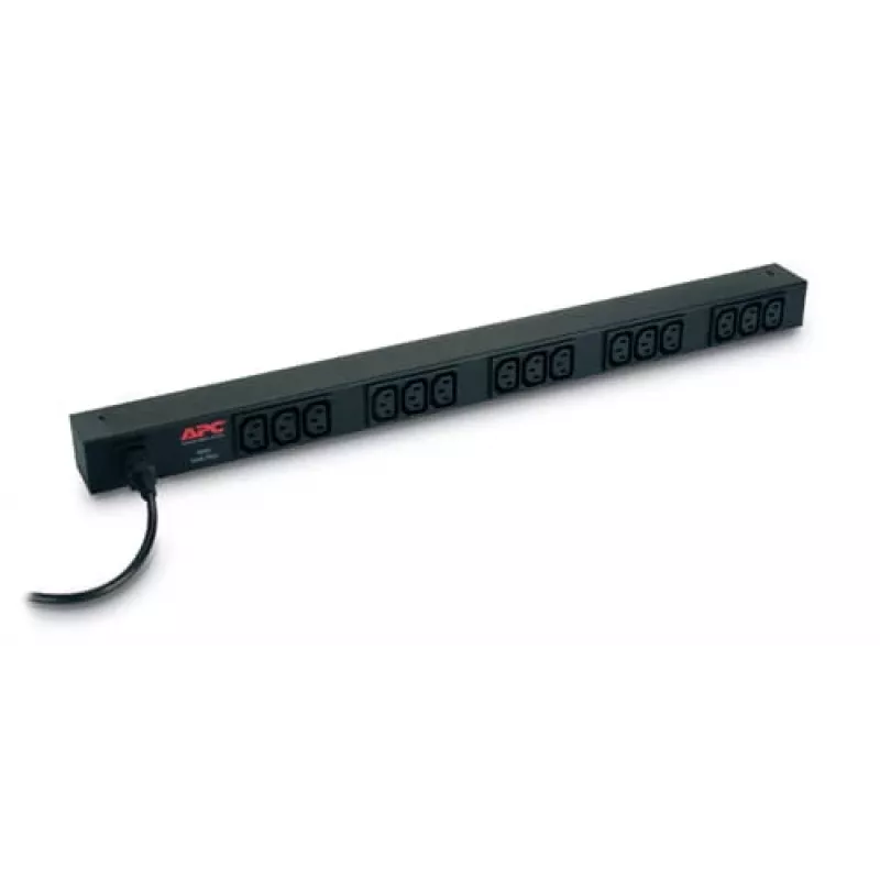 APC RACK PDU BASIC ZERO U 10A 230V strāvas sadales bloks (PDU) 15 maiņstrāvas kontaktligzdas 0U Melns