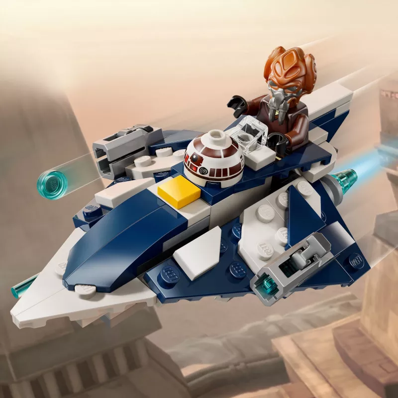 LEGO Microfighter Star Wars Plo Koon's Jedi Starfighter 75400 — 89 gabali, 1 minifigūra, vecumam 6+