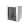 DIGITUS Professional Dynamic Basic Series DN-19 16U-6/6-EC - korpuss - piemērots montāžai pie sienas - pelēks, RAL 7035 - 16U - 48.3 cm (19)