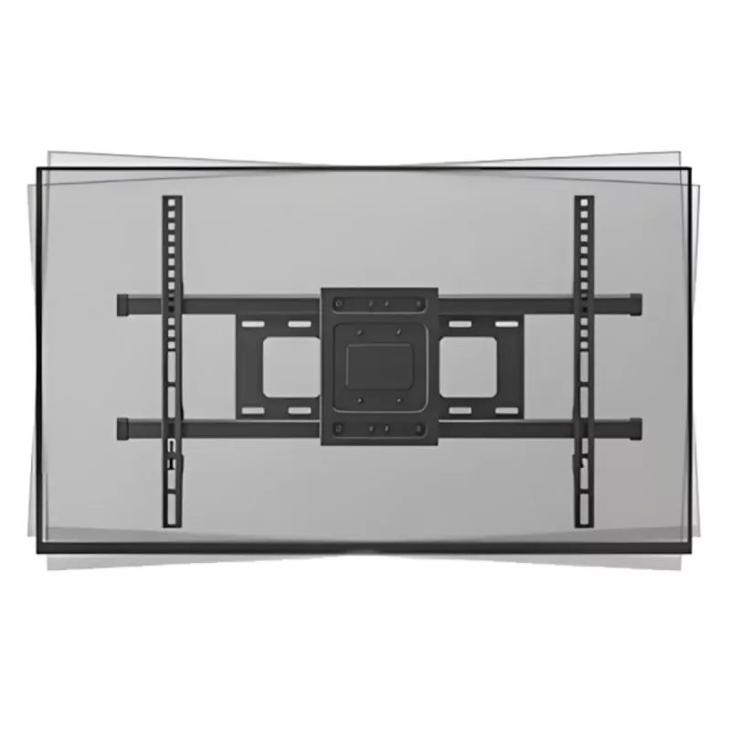 TV kronšteins MACLEAN MC-789 32–85 collu ekrāniem, VESA 400x200, nolieces funkcija, 60 kg slodze, melns